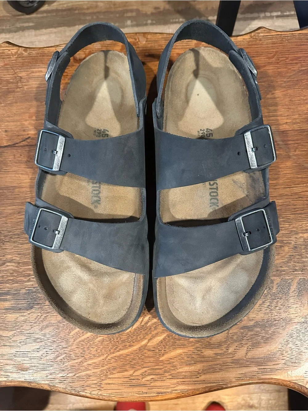 Birkenstock Black Two-Strap Men's Sandals